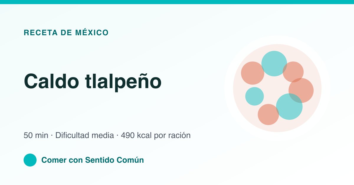 Caldo tlalpeño